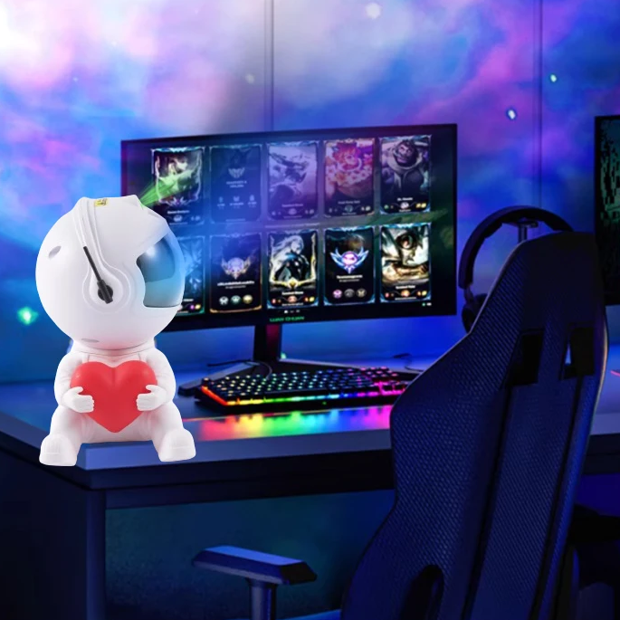Lisslune | Love Astronaut Galaxy Night Light Projector