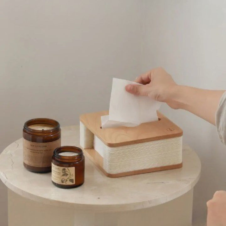 Lisslune | Accordion Paper Retractable Nordic Tissue Box