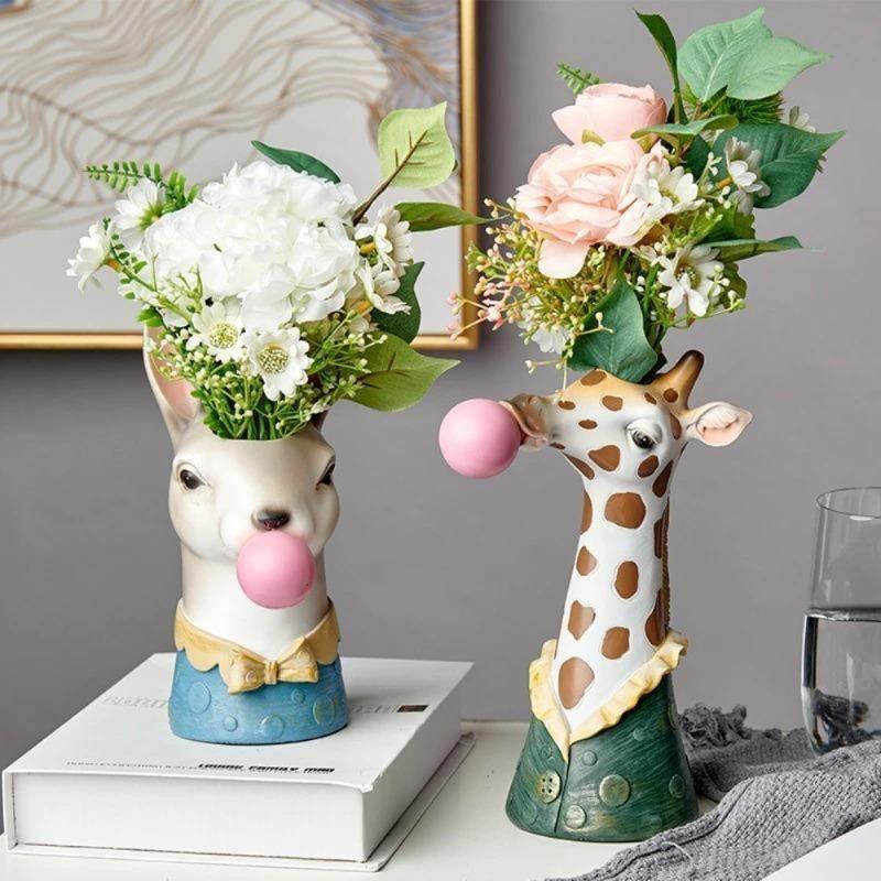 Lisslune | BubbleBeasts - cute flower cup with animals