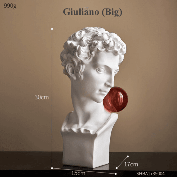 Lisslune | Resin Greek abstract sculpture