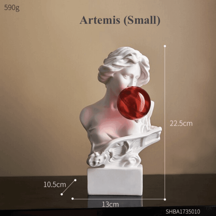 Lisslune | Resin Greek abstract sculpture