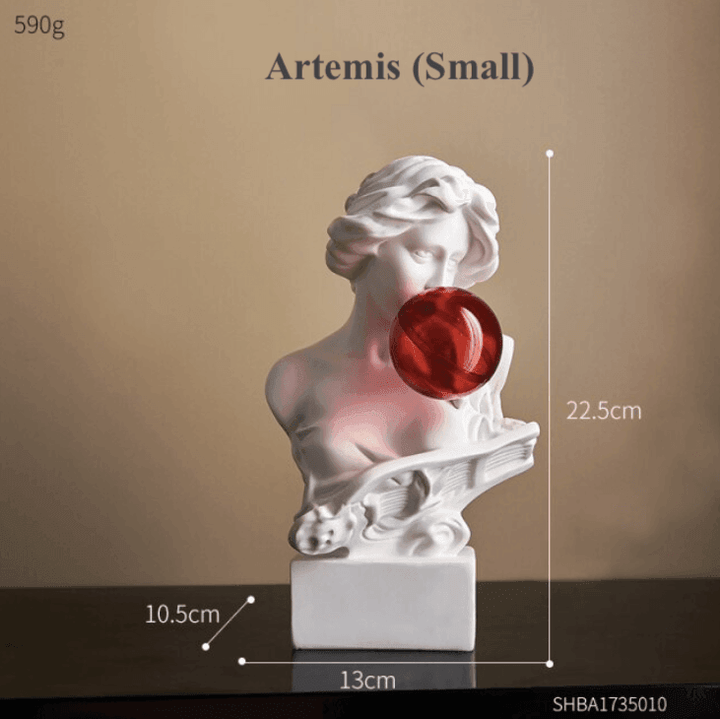 Lisslune | Resin Greek abstract sculpture