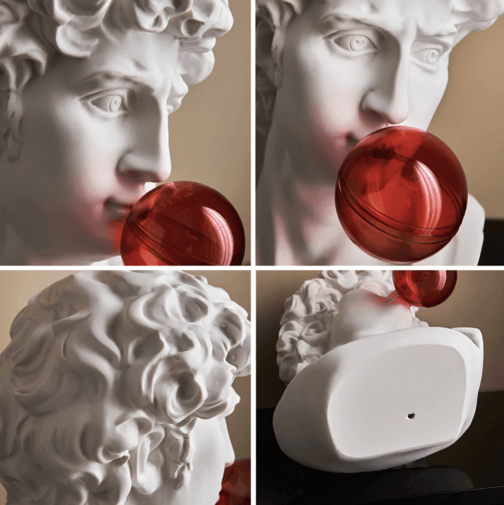 Lisslune | Resin Greek abstract sculpture