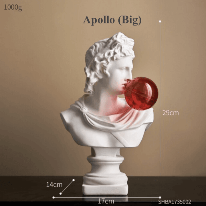 Lisslune | Resin Greek abstract sculpture