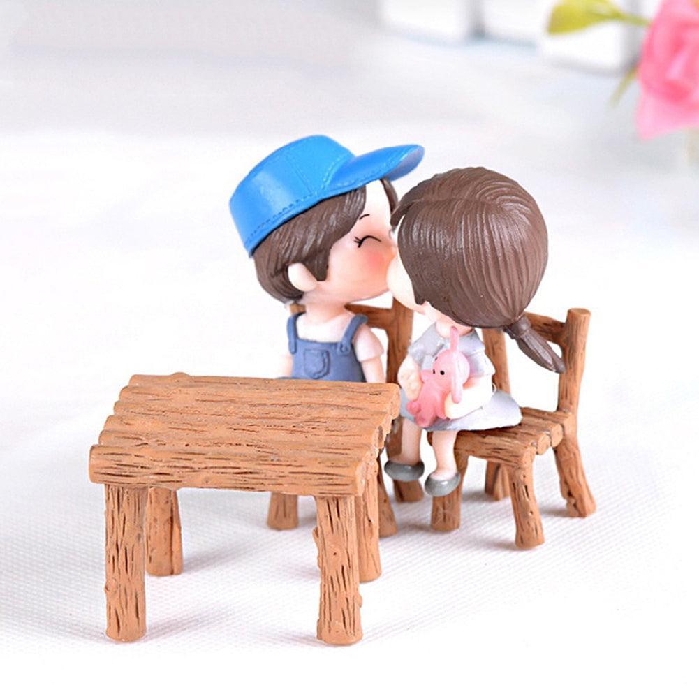 Lisslune | Enchanting Miniature Fairy Garden Dining Set in Premium Resin