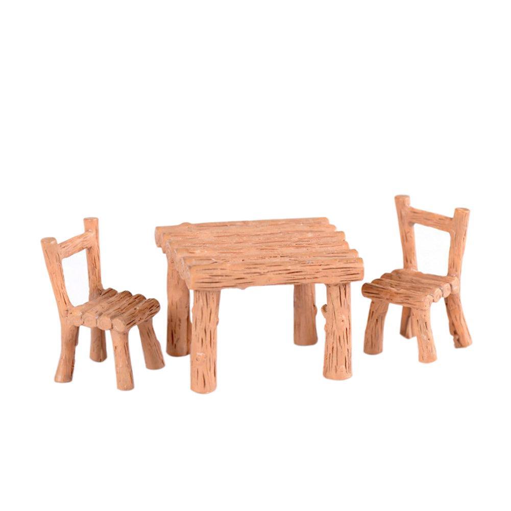 Lisslune | Enchanting Miniature Fairy Garden Dining Set in Premium Resin
