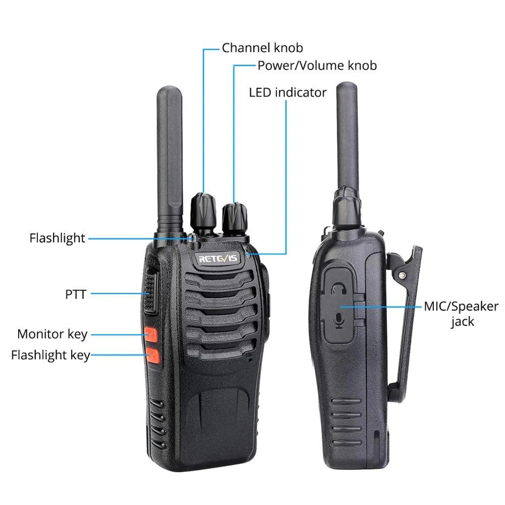 Lisslune | Radio Walkie Talkie 2 pcs USB Charging
