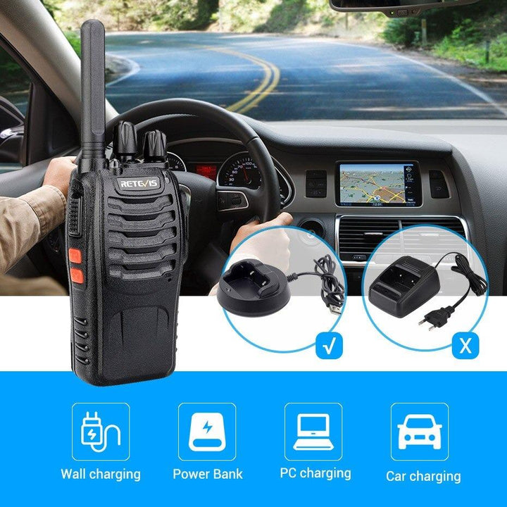 Lisslune | Radio Walkie Talkie 2 pcs USB Charging
