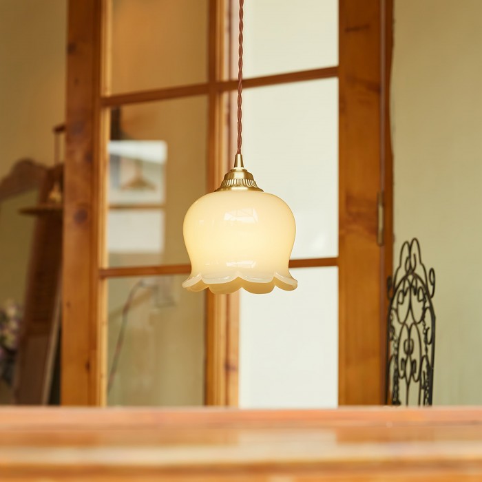 Lisslune | FloralGlow - Elegant floral pendant light