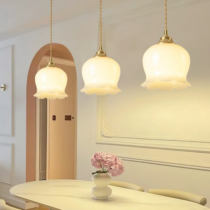 Lisslune | FloralGlow - Elegant floral pendant light