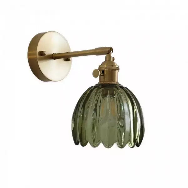 Lisslune | Glass Tulip Flower Wall Lamp | Elegant Flower Lighting for a Stylish Interior - MurCharm