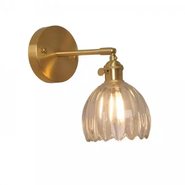 Lisslune | Glass Tulip Flower Wall Lamp | Elegant Flower Lighting for a Stylish Interior - MurCharm
