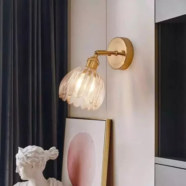 Lisslune | Frendorf Flower Bud Tulip Glass Wall Light
