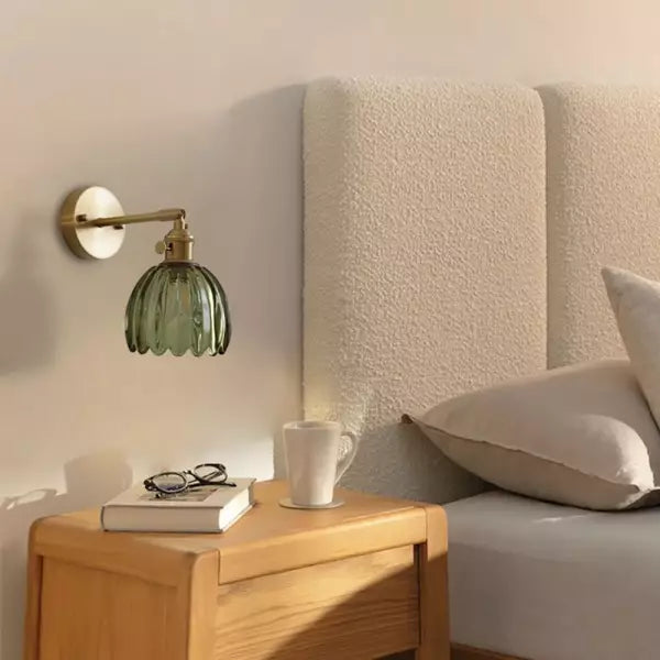 Lisslune | Glass Tulip Flower Wall Lamp | Elegant Flower Lighting for a Stylish Interior - MurCharm