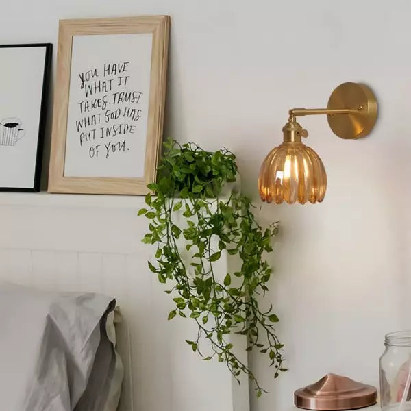 Lisslune | Frendorf Flower Bud Tulip Glass Wall Light