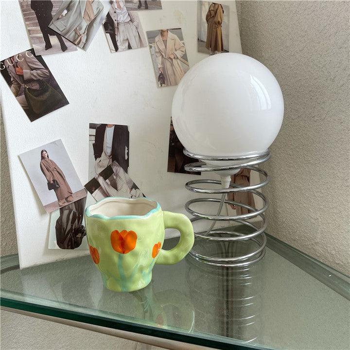 Rynx Retro Flower Hand-painted Mug