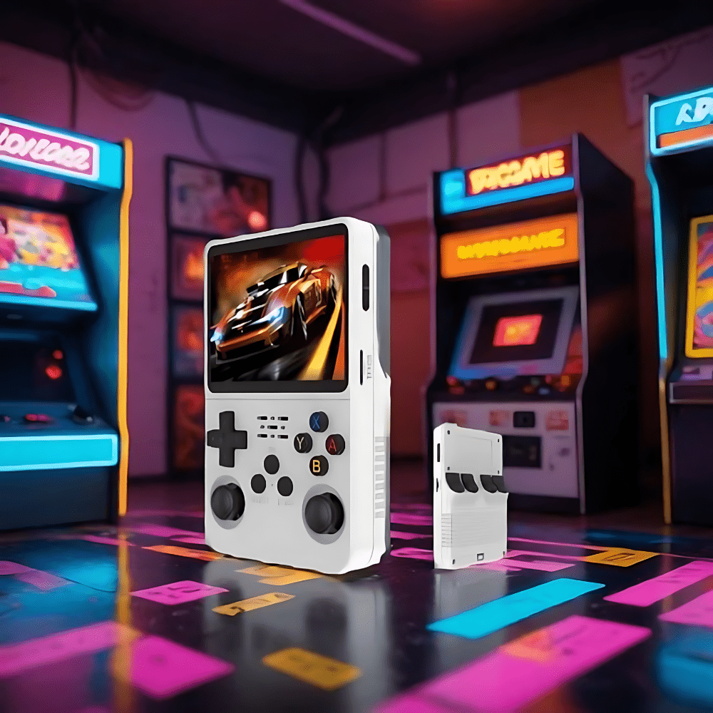 Lisslune | RetroPlay Console – Handheld Gaming Device with 10,000 Games