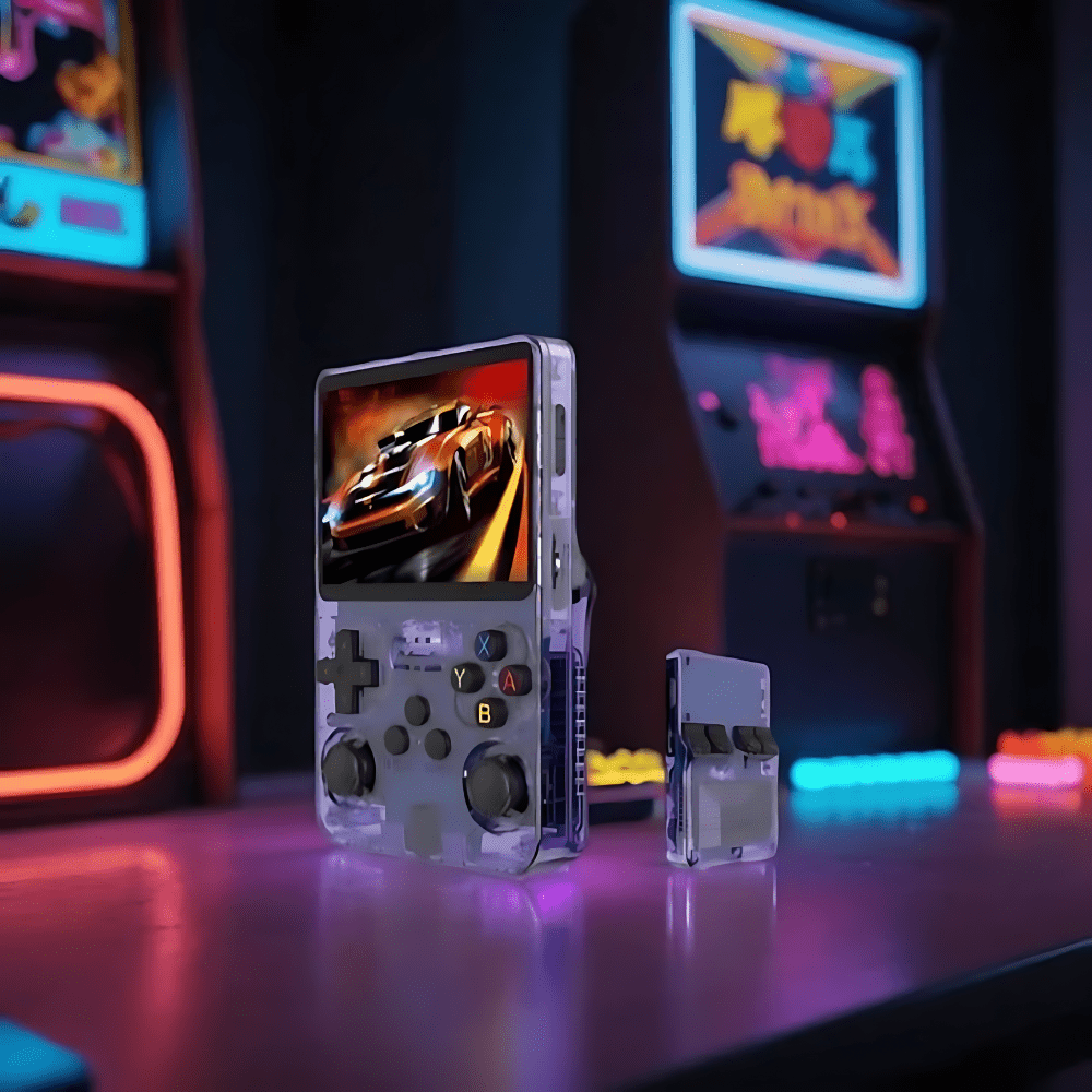 Lisslune | RetroPlay Console – Handheld Gaming Device with 10,000 Games