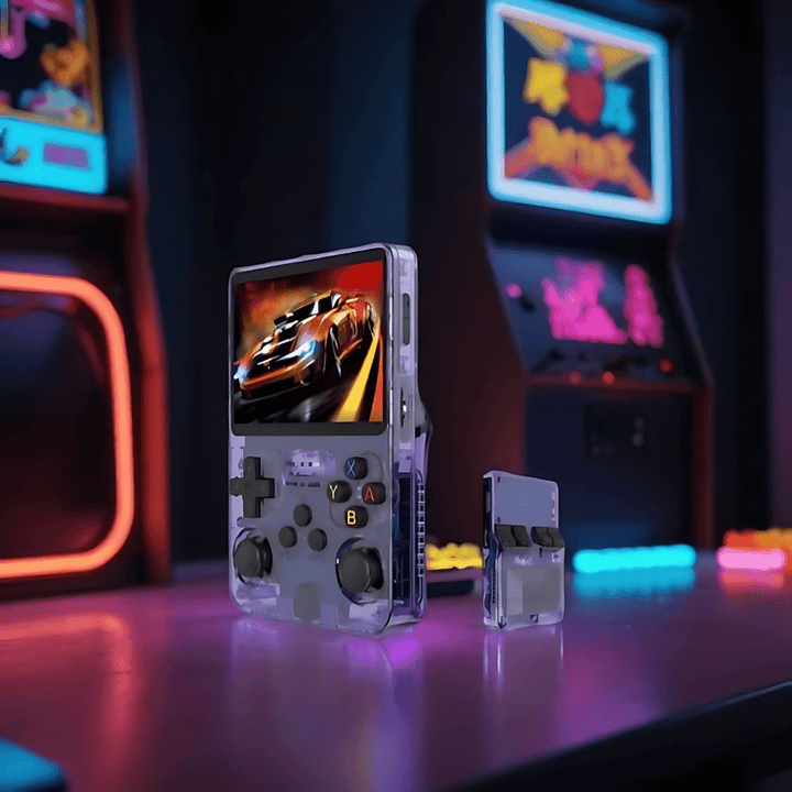 Lisslune | RetroPlay Console – Handheld Gaming Device with 10,000 Games