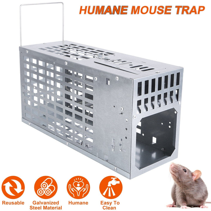Skorter | Reusable Metal Rat Trap Catch Release Continuous Catch