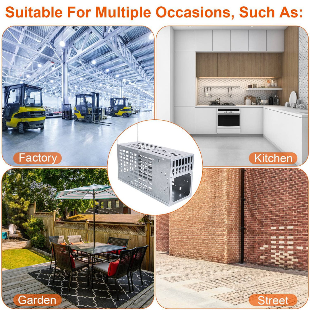 Skorter | Reusable Metal Rat Trap Catch Release Continuous Catch