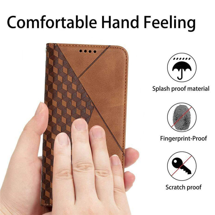 Lisslune | Rhombus pattern wallet case for Samsung Galaxy S21/S20