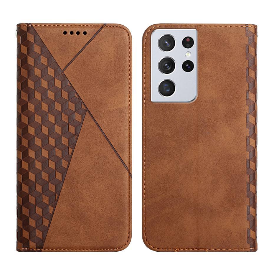 Lisslune | Rhombus pattern wallet case for Samsung Galaxy S21/S20