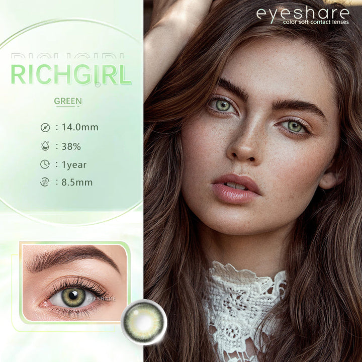 Rynx Richgirl Green 14.0mm 1 Pair | 1 Year