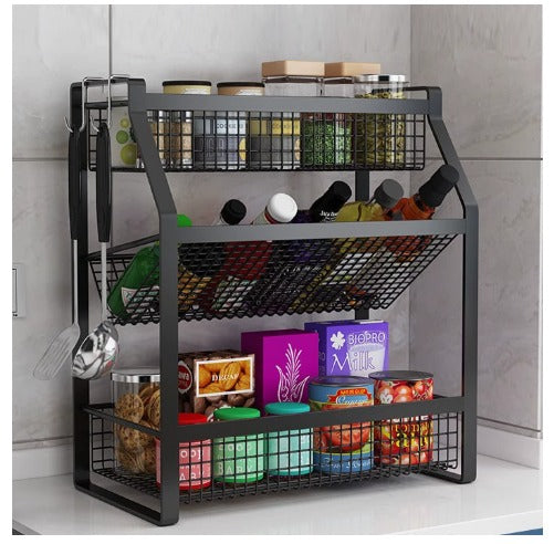 Lisslune | 3Tier Kitchen Shelf