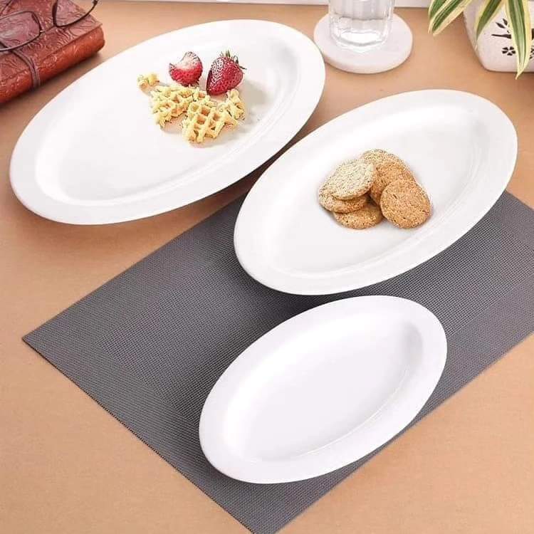 Lisslune | 6 Piece Set Oval Plates