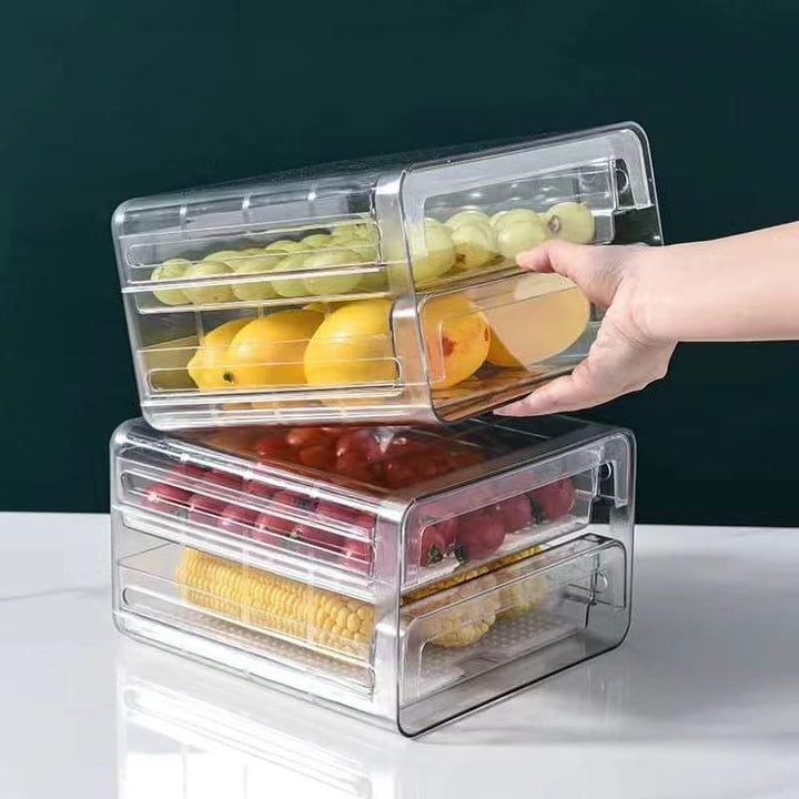 Lisslune | Double Layer Refrigerator Container