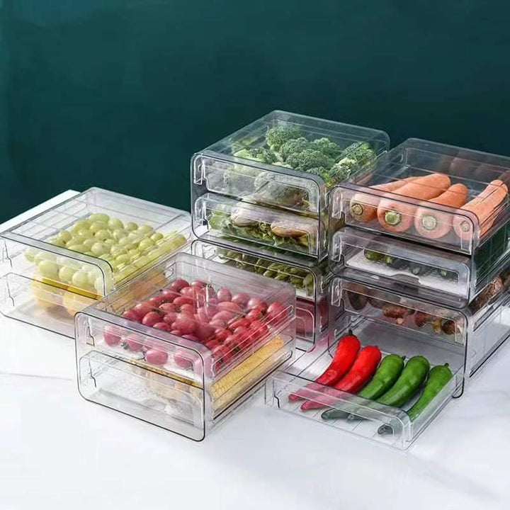 Lisslune | Double Layer Refrigerator Container