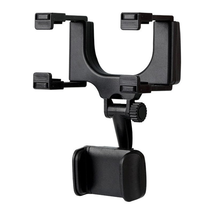 Lisslune | Roadview – Rearview Mirror Phone Mount with 360° Rotation & Telescopic Arm