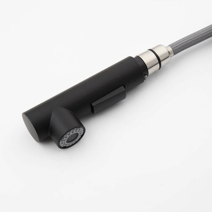 Lisslune | Kitchen with black pull-out shower head