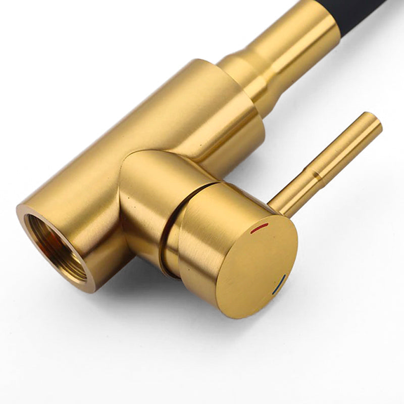 Lisslune | Kitchen flexible gold swan neck