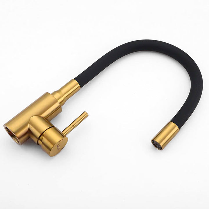 Lisslune | Kitchen flexible gold swan neck