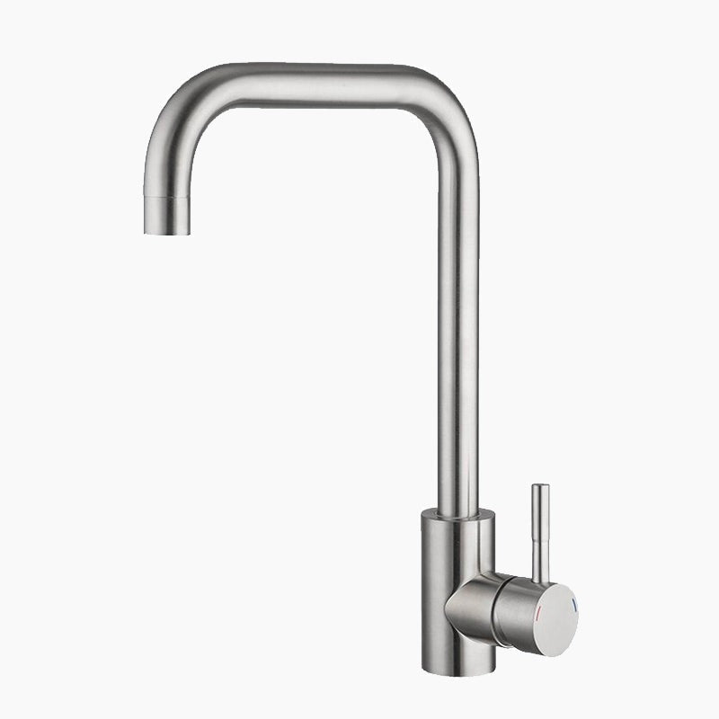 Lisslune | Rectangular S-shaped kitchen faucet made of stainless steel