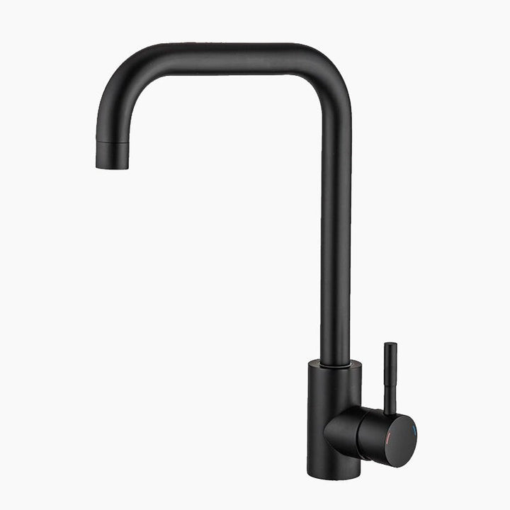 Lisslune | rectangular black swan neck kitchen