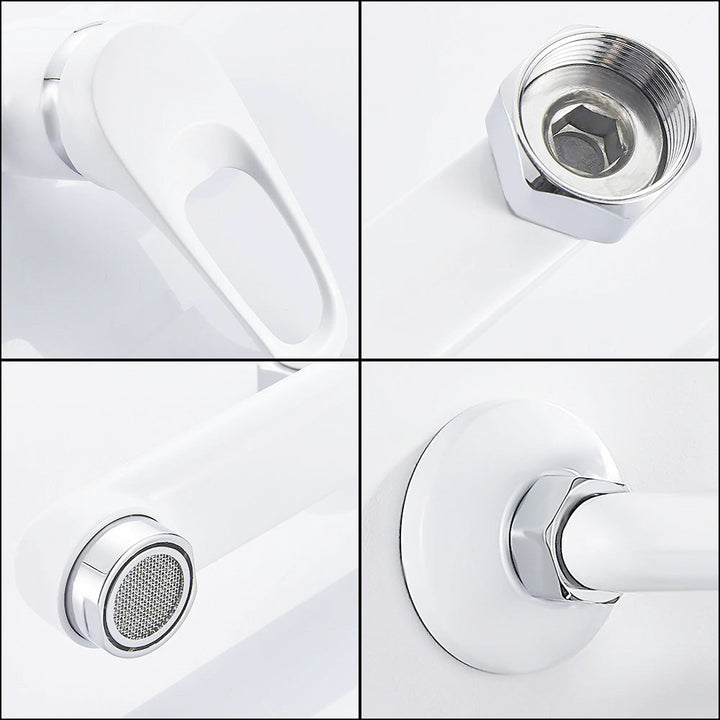 Lisslune | Wall kitchen with white spout