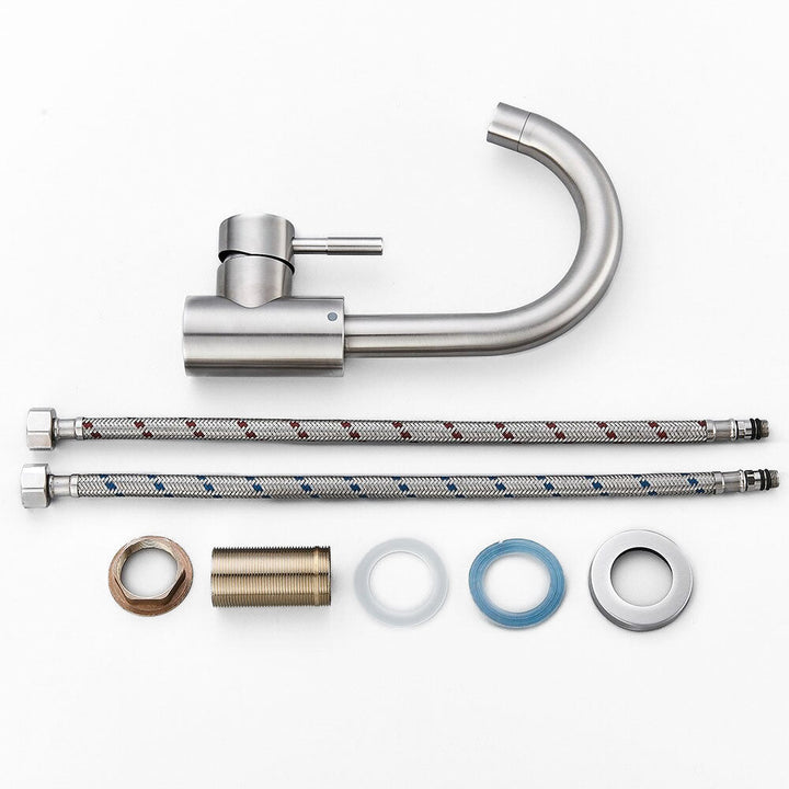 Lisslune | Sink stainless steel brushed SWAN