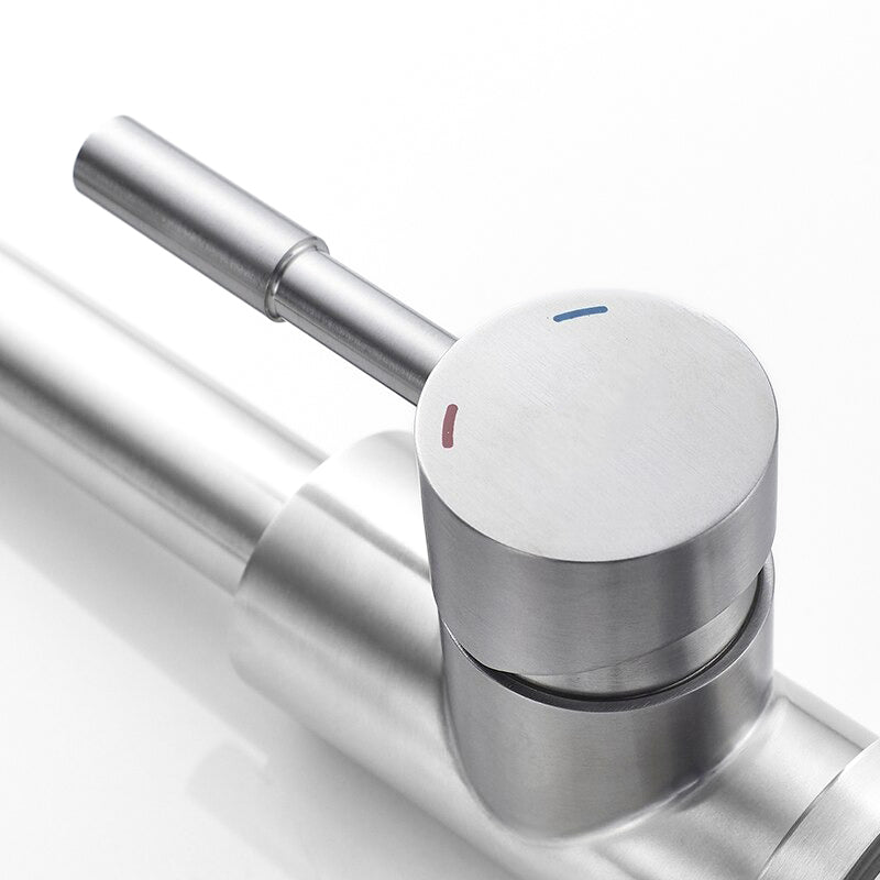 Lisslune | Sink made of brushed steel CYGNE rectangular