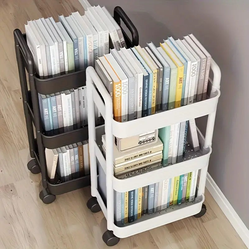 Lisslune | 3-Tier Multifunctional Rolling Cart with Wheels