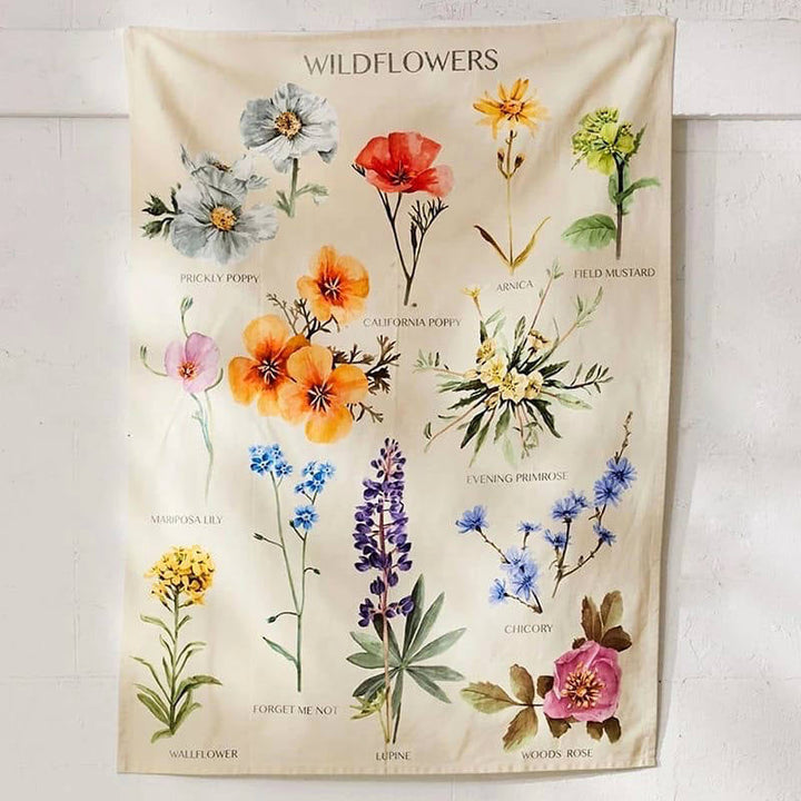 Rynx |Wildflowers Wall Tapestry