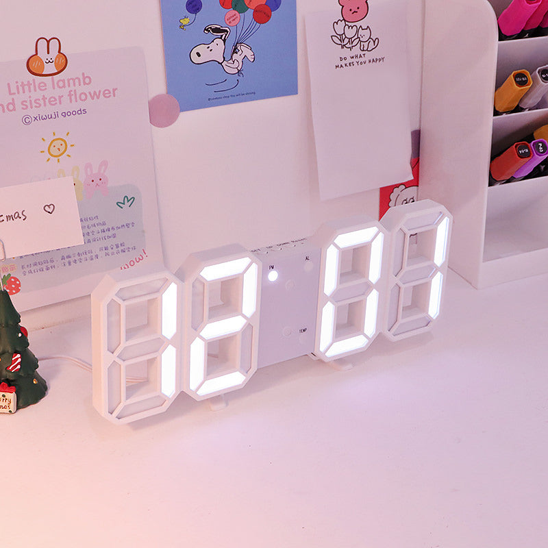 Rynx | White Digital Alarm Clock