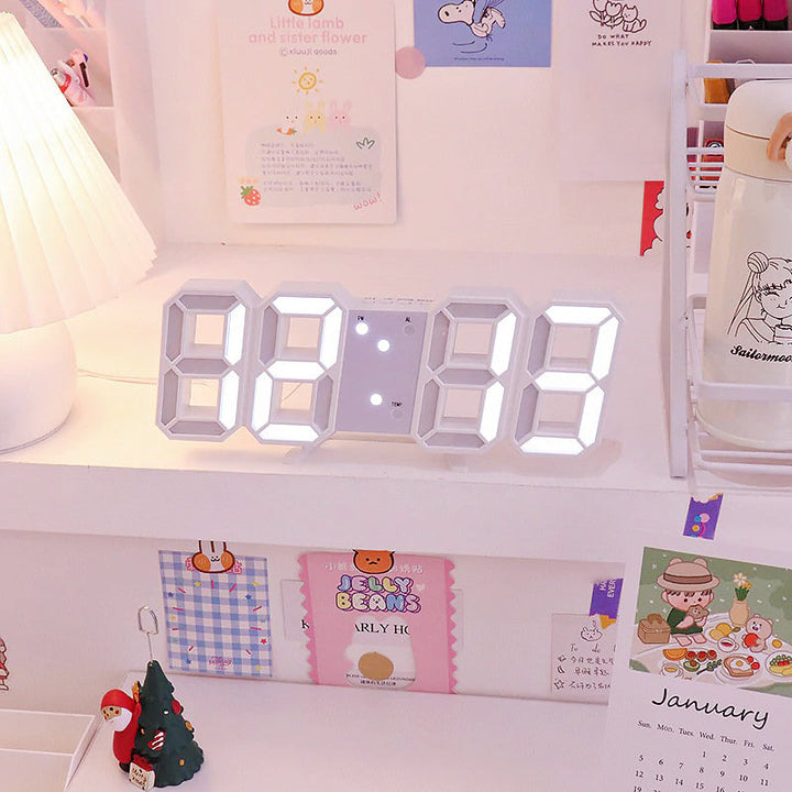 Rynx | White Digital Alarm Clock