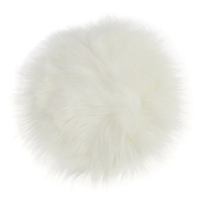 Lisslune | Synthetic Fur Round Seat Cushion