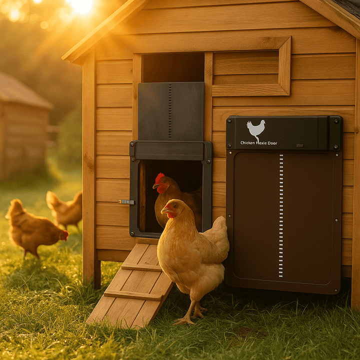 Lisslune | ROOSTSECURE – Automatic Chicken Coop Door with Light Sensor & Weather Protection