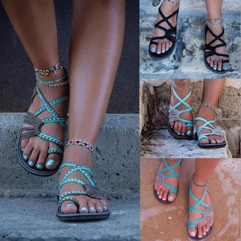 Lisslune | Sail Knot Foot Flat Sandals