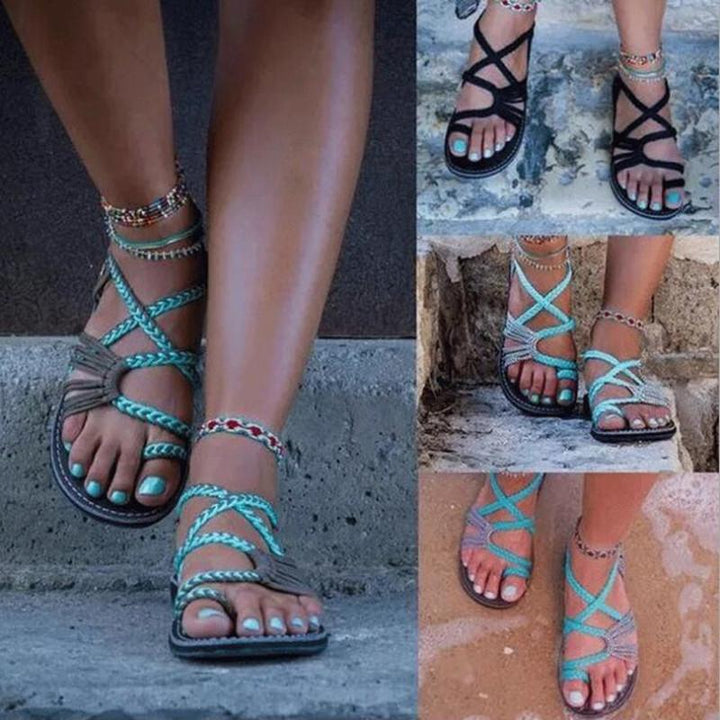 Lisslune | Sail Knot Foot Flat Sandals
