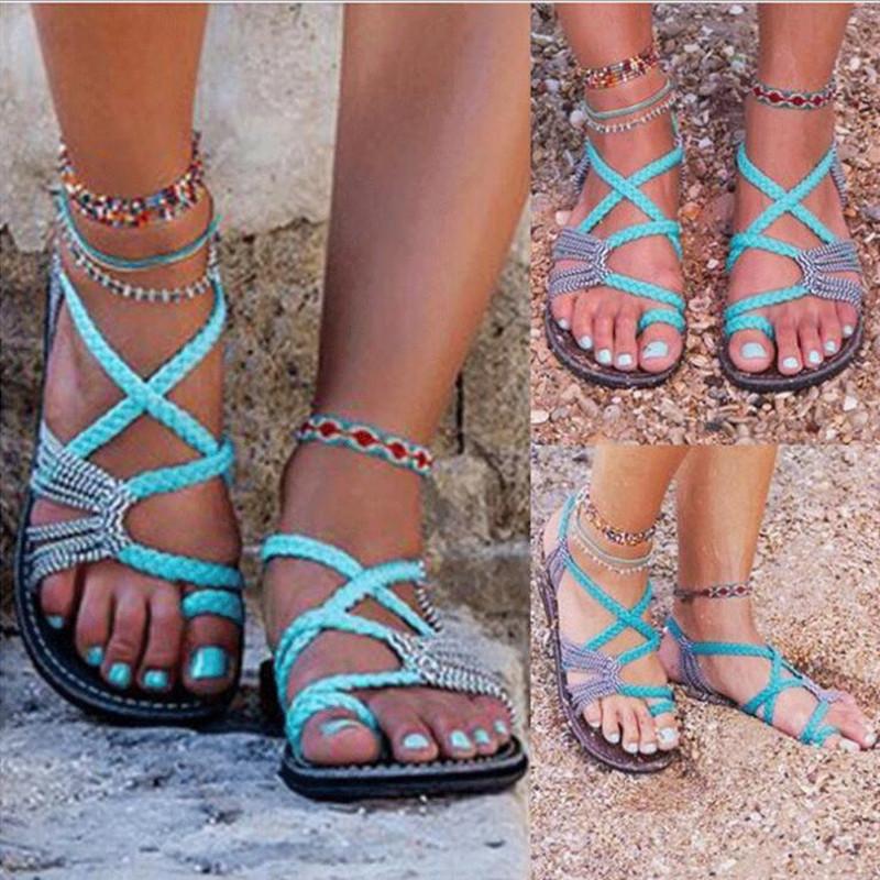 Lisslune | Sail Knot Foot Flat Sandals